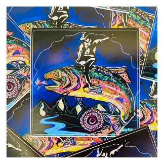 Abby Paffrath Trout Rodeo Sticker - Your Premium Fishing Gear Store Rods Lines Baits Accessories^ Hot