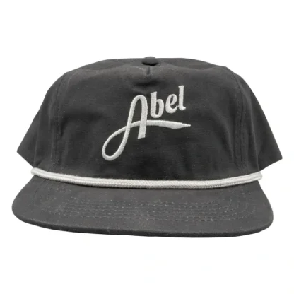 Abel Canvas Flatbill Hat Black - Your Premium Fishing Gear Store Rods Lines Baits Accessories^ Fashion