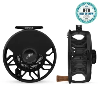 Abel ROVE Reel 5/7 Black with Walnut Handle - Your Premium Fishing Gear Store Rods Lines Baits Accessories^ Outlet