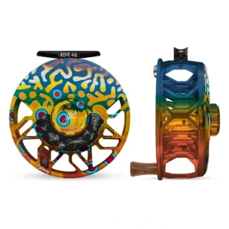 Abel ROVE Reel 4/6 DeYoung Brook Flank, Freshwater Flies Engraving with Walnut Handle - Your Premium Fishing Gear Store Rods Lines Baits Accessories^ Online