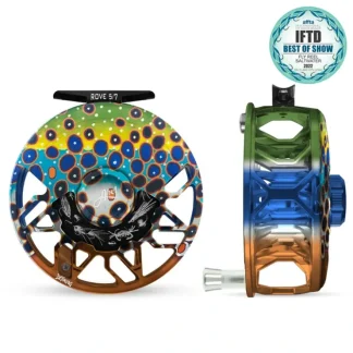 Abel ROVE Reel 5/7 DeYoung Brown Flank with Platinum Handle - Your Premium Fishing Gear Store Rods Lines Baits Accessories^ Online