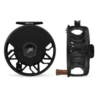 Abel Rove Reel 4/6 Gloss Black, Gloss Black Drag Knob with Rosewood Handle - Your Premium Fishing Gear Store Rods Lines Baits Accessories^ Cheap