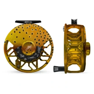 Abel ROVE Reel 4/6 Native Cutthroat, Freshwater Flies Engraving with Black Handle - Your Premium Fishing Gear Store Rods Lines Baits Accessories^ Sale