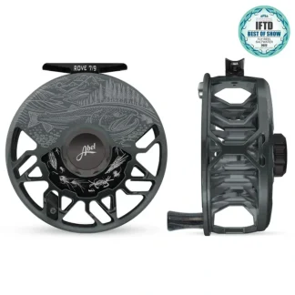 Abel ROVE Reel 7/9 Slate Gray, Gloss Black Drag Knob, Underwood Swing with Ebony Handle - Your Premium Fishing Gear Store Rods Lines Baits Accessories^ Sale