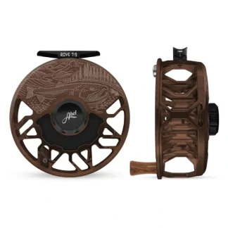 Abel ROVE Ti Reel 7/9 Dark Brown, Black Drag Knob, Underwood Swing with Walnut Handle - Your Premium Fishing Gear Store Rods Lines Baits Accessories^ Store