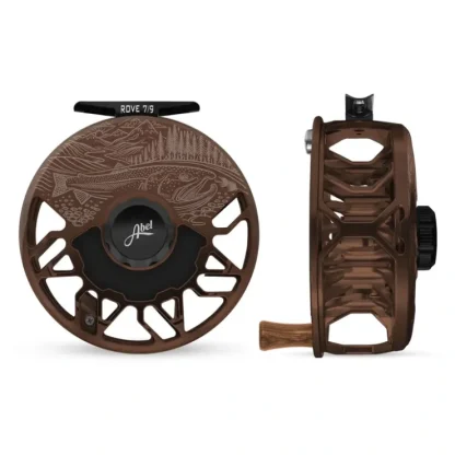 Abel ROVE Ti Reel 7/9 Dark Brown, Black Drag Knob, Underwood Swing with Walnut Handle - Your Premium Fishing Gear Store Rods Lines Baits Accessories^ Store