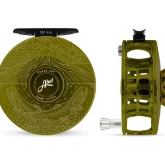 Abel SDF 5/6 Reel Underwood Ridge Riders Dark Olive with Platinum Handle - Your Premium Fishing Gear Store Rods Lines Baits Accessories^ Fashion