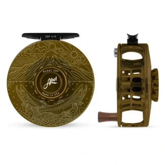 Abel SDF Reel 4/5 Dark Olive, Underwood Ridge Riders with Rosewood Handle - Your Premium Fishing Gear Store Rods Lines Baits Accessories^ Clearance