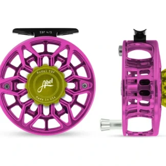 Abel SDF Reel 4/5 Pink, Lime Green Drag Knob with Platinum Handle - Your Premium Fishing Gear Store Rods Lines Baits Accessories^ Best Sale