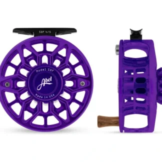 Abel SDF Reel 4/5 Ported Satin Purple/Walnut - Your Premium Fishing Gear Store Rods Lines Baits Accessories^ New