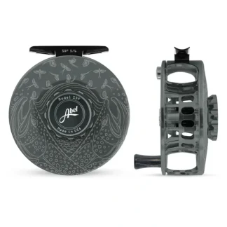 Abel SDF Reel 4/5 Solid Underwood Mayfly Furry Slate Gray, Slate Gray Drag Knob with Ebony Handle - Your Premium Fishing Gear Store Rods Lines Baits Accessories^ Discount
