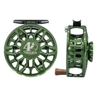 Abel SDF Reel 5/6 40th Logo Deep Green with Rosewood Handle - Your Premium Fishing Gear Store Rods Lines Baits Accessories^ Sale
