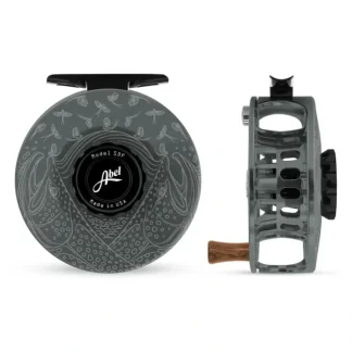 Abel SDF Reel 5/6 Underwood Mayfly Furry Slate Grey with Walnut Handle - Your Premium Fishing Gear Store Rods Lines Baits Accessories^ Sale