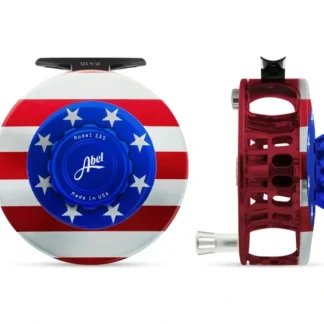 Abel SDF Reel 5/6 USA Flag/Platinum Handle - Your Premium Fishing Gear Store Rods Lines Baits Accessories^ Store
