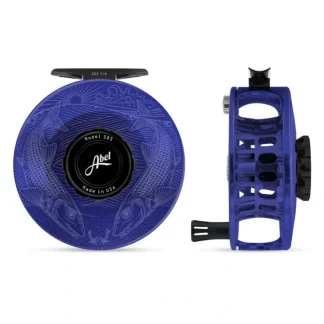 Abel SDS Reel 7/8 Solid Underwood Tailing Bones Blue III, Black Drag Knob with Black Handle - Your Premium Fishing Gear Store Rods Lines Baits Accessories^ Hot