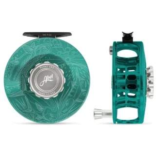 Abel SDS Reel Solid 9/10 Teal, Platinum Drag Knob, Underwood Slammin' with Platinum Handle - Your Premium Fishing Gear Store Rods Lines Baits Accessories^ Online