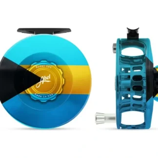 Abel Super Series Reel 7/8 Bahamian Flag/Platinum Handle - Your Premium Fishing Gear Store Rods Lines Baits Accessories^ Fashion