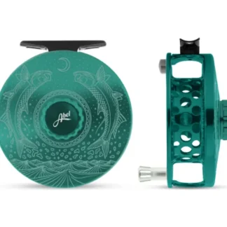 Abel Super Series Reel 9/10 Underwood Moondance Teal/Platinum Handle - Your Premium Fishing Gear Store Rods Lines Baits Accessories^ Fashion