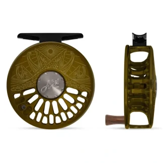 Abel TR 5/6 Reel Dark Olive, Underwood Last Light with Rosewood Handle - Your Premium Fishing Gear Store Rods Lines Baits Accessories^ Flash Sale