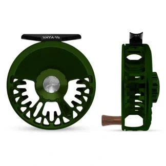Abel Vaya Reel 4/5 Deep Green, Deep Green Drag Knob with Rosewood Handle - Your Premium Fishing Gear Store Rods Lines Baits Accessories^ Best