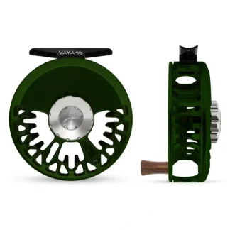Abel Vaya Reel 4/5 Deep Green, Platinum Drag Knob with Rosewood Handle - Your Premium Fishing Gear Store Rods Lines Baits Accessories^ Outlet