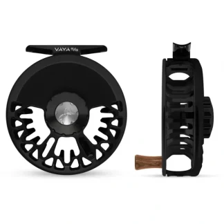 Abel Vaya Reel 5/6 Gloss Black with Walnut Handle - Your Premium Fishing Gear Store Rods Lines Baits Accessories^ Best