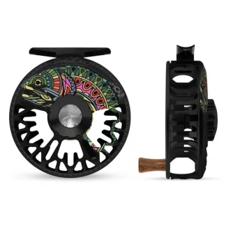 Abel Vaya Reel 5/6 Larko Rainbow Trout, Lark Rainbow Trout Black Drag Knob with Walnut Handle - Your Premium Fishing Gear Store Rods Lines Baits Accessories^ Discount