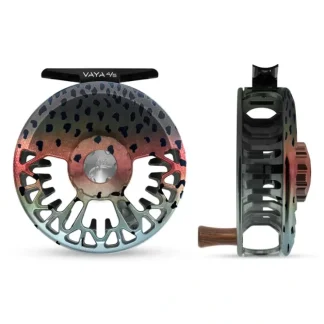 Abel Vaya Reel 4/5 Native Rainbow with Rosewood Handle - Your Premium Fishing Gear Store Rods Lines Baits Accessories^ Best Sale