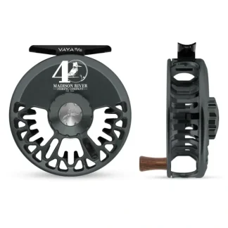 Abel Vaya Reel 5/6 40th Logo Slate Gray with Ebony Handle - Your Premium Fishing Gear Store Rods Lines Baits Accessories^ Store