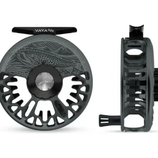 Abel Vaya Reel 4/5 Underwood On the Hunt Slate Gray with Black Handle - Your Premium Fishing Gear Store Rods Lines Baits Accessories^ Fashion