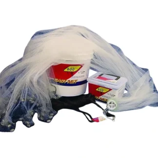 Ahi 600 Pro Series 6 Panel Cast Net, 6' Clear Mono Net, 1/4" Mesh - Your Premium Fishing Gear Store Rods Lines Baits Accessories^ New