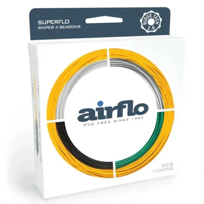 AirFlo Ridge 2.0 SuperFlo Sniper 4 Season Fast Intermediate Fly Line Gray/Sunburst - Your Premium Fishing Gear Store Rods Lines Baits Accessories^ Cheap