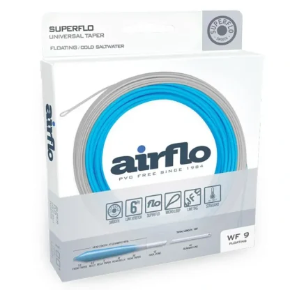 AirFlo SuperFlo Cold Saltwater Universal Float Fly Line Aqua/Grey - Your Premium Fishing Gear Store Rods Lines Baits Accessories^ Best Sale