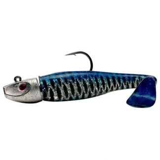 Al Gag's Lures Whip-It Fish Rigged, 5", 1oz, (1 Head/2 Tails), Blue Mackerel - Your Premium Fishing Gear Store Rods Lines Baits Accessories^ Outlet