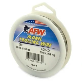 American Fishing Wire Monel Trolling Wire Nickel-Copper Alloy 40lb 300' - Your Premium Fishing Gear Store Rods Lines Baits Accessories^ Shop