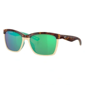 Anaa Sunglasses Retro Tortoise Cream Green Mirror 580P - Your Premium Fishing Gear Store Rods Lines Baits Accessories^ Flash Sale
