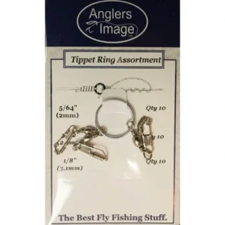 ANGLERS IMAGE TIPPET RINGS NICKEL ASSORTMENT - Your Premium Fishing Gear Store Rods Lines Baits Accessories^ Cheap