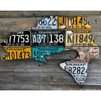 Antique Arkansas Largemouth Bass License Plate Art - Your Premium Fishing Gear Store Rods Lines Baits Accessories^ Hot