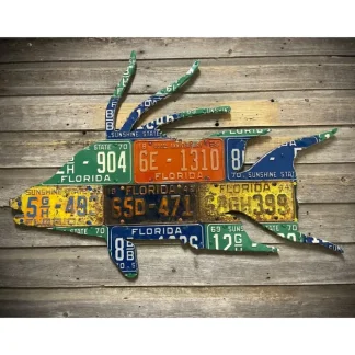Antique Florida Hogfish License Plate Art - Your Premium Fishing Gear Store Rods Lines Baits Accessories^ Sale
