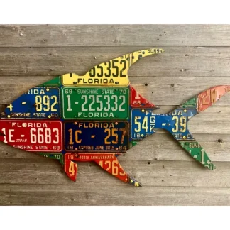 Antique Florida Permit License Plate Art - Your Premium Fishing Gear Store Rods Lines Baits Accessories^ Fashion