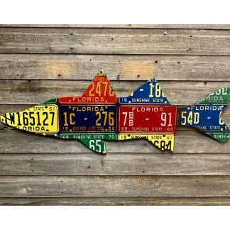 Antique Florida Snook License Plate Art - Your Premium Fishing Gear Store Rods Lines Baits Accessories^ Fashion