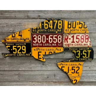 Antique North Carolina Largemouth Bass License Plate Art - Your Premium Fishing Gear Store Rods Lines Baits Accessories^ Cheap