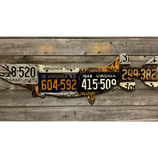 Antique Virginia Pike/Muskie License Plate Art - Your Premium Fishing Gear Store Rods Lines Baits Accessories^ Cheap