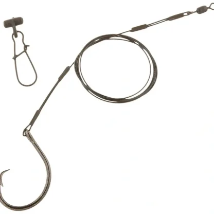 Aqua Clear Double Crimped 100lb Shark Surf Rig w/ Fish Finder - Your Premium Fishing Gear Store Rods Lines Baits Accessories^ Store