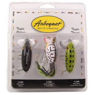 Arbogast PK3ARB2 Triple Threat 3 Pack - Your Premium Fishing Gear Store Rods Lines Baits Accessories^ Shop