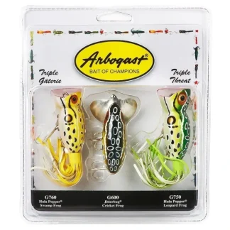 Arbogast Triple Threat Lure 3 Pack PK3ARB3 Freshwater Plugs - Your Premium Fishing Gear Store Rods Lines Baits Accessories^ New