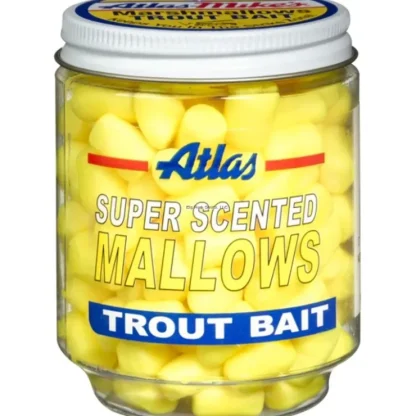 Atlas-Mike's Super Scented Mallows 1.5oz Jar - Your Premium Fishing Gear Store Rods Lines Baits Accessories^ Online