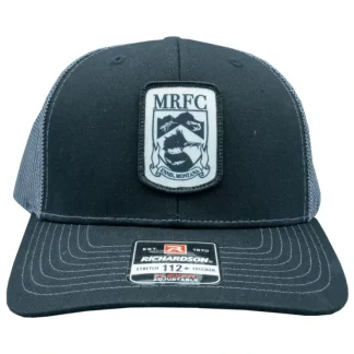 Badge Logo 112+ Black/Graphite R-Flex Trucker - Your Premium Fishing Gear Store Rods Lines Baits Accessories^ Cheap
