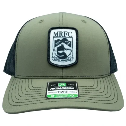 Badge Logo 112RE Recycled Loden/Black Trucker - Your Premium Fishing Gear Store Rods Lines Baits Accessories^ Clearance