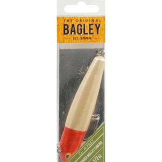 Bagley Finger Mullet Sinking Genuine Balsa Wood Fishing Bait, Red Head Mullet, 3 - Your Premium Fishing Gear Store Rods Lines Baits Accessories^ Fashion